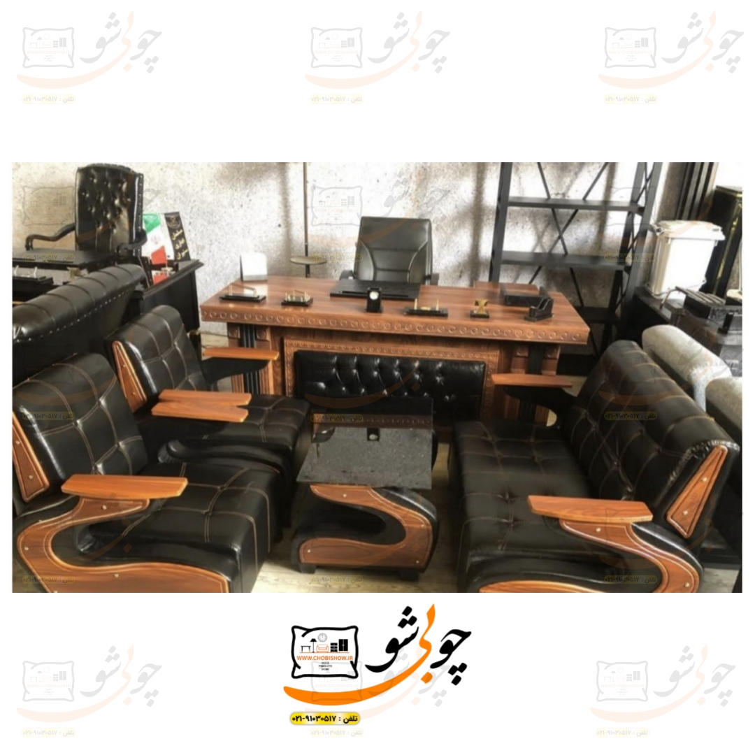 ست اداری مدرن مدل غزال MDF