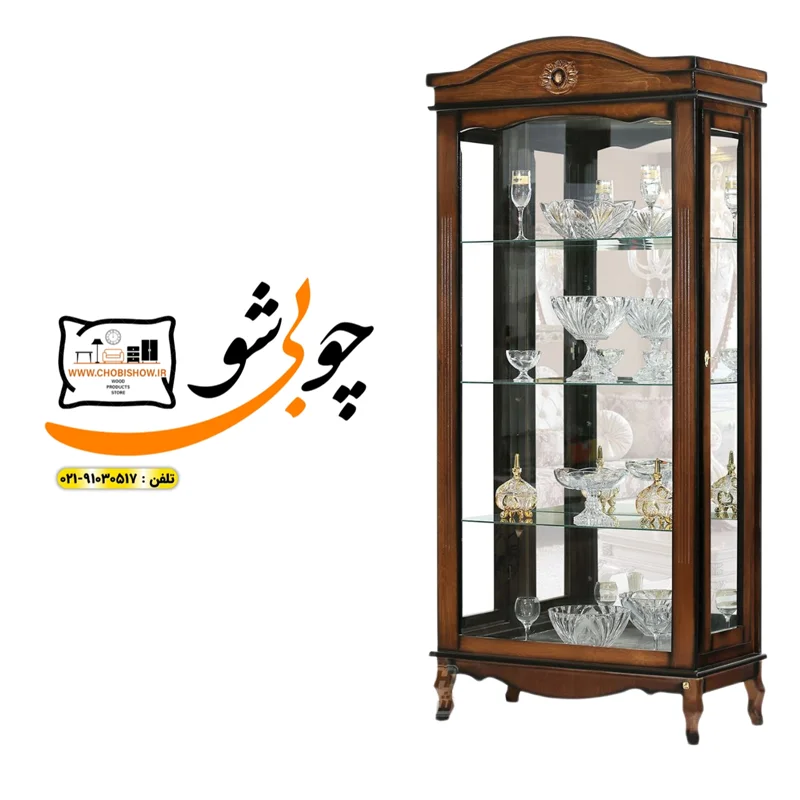 بوفه چوبی مدل رومانتیک(تک درب)